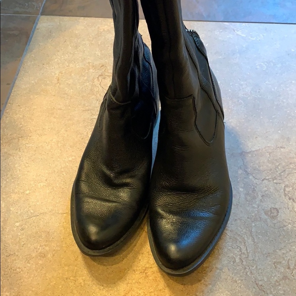 Calvin Klein black heeled boot. Great condition!